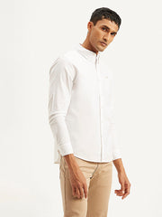 Men'S Solid Slim Fit Oxford Shirt