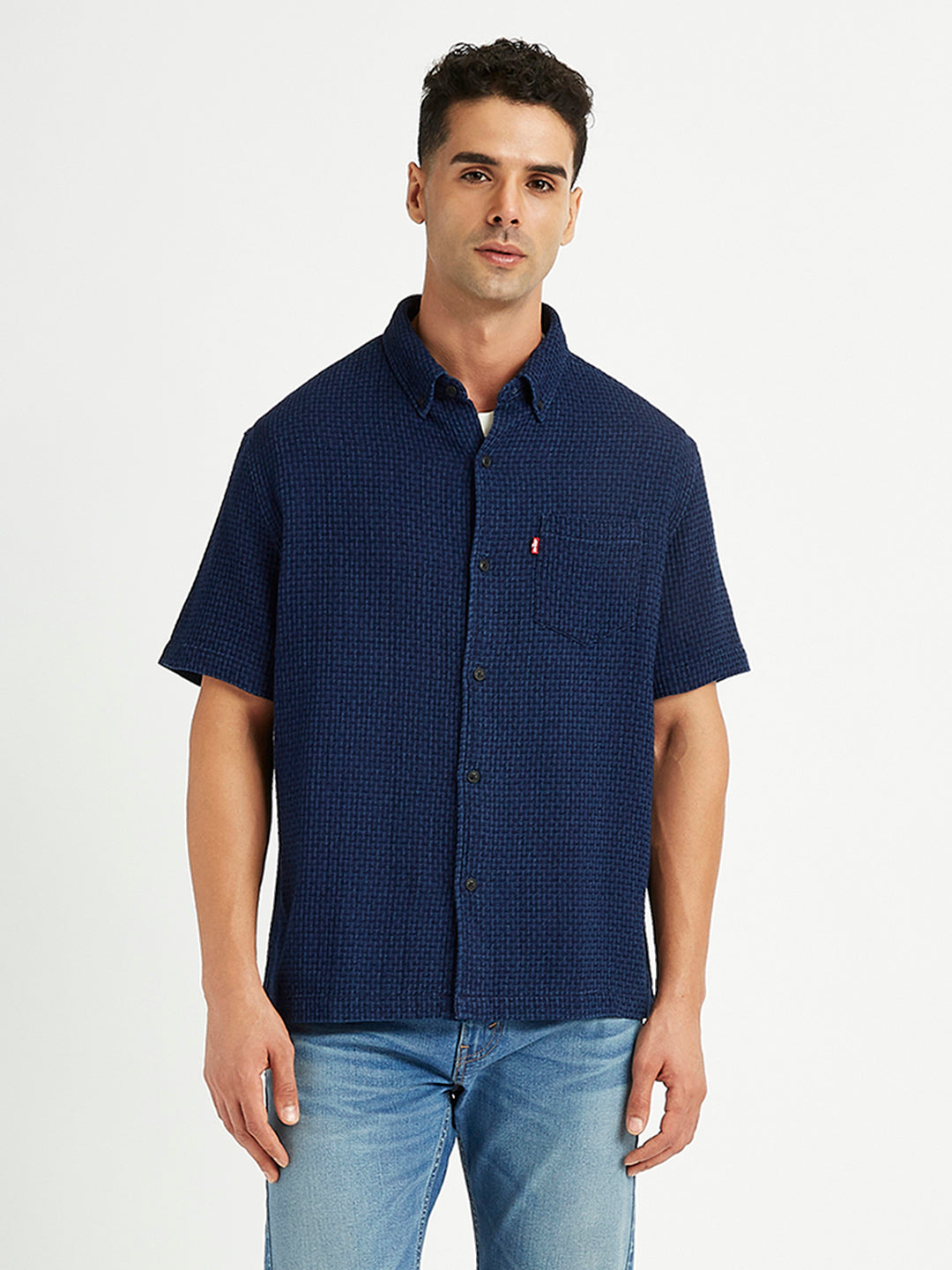 Levis Mens Casual Shirt H/S 0003E-0000