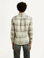 Men'S Plaid Slim Fit Oxford Shirt