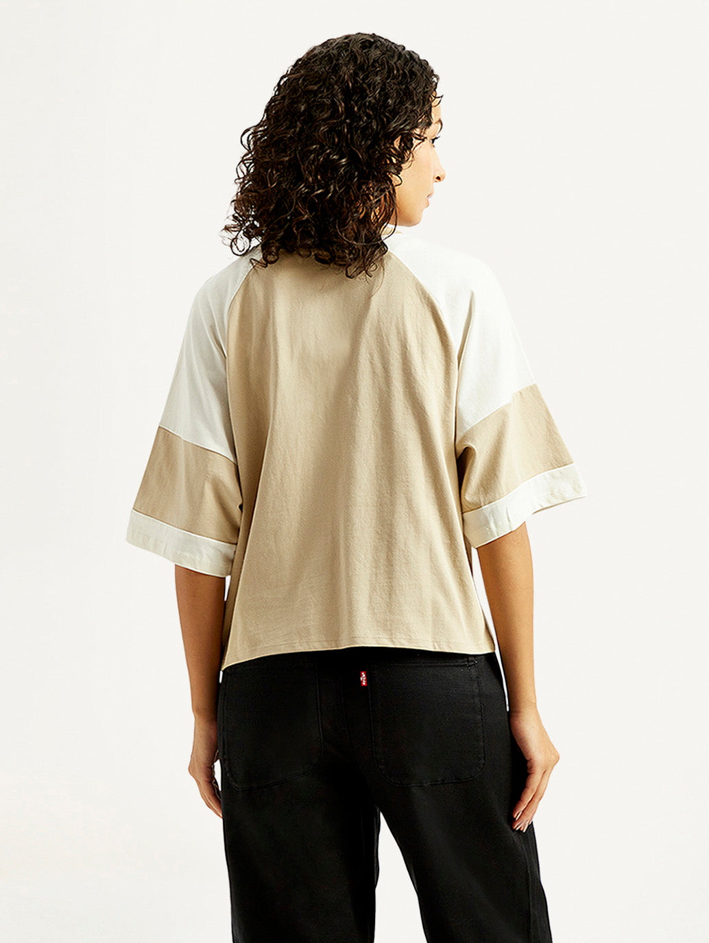 Women'S Brand Logo Relaxed Fit T-Shirt