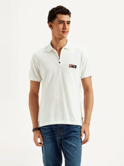 Men'S Brand Logo Slim Fit Polo T-Shirt