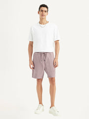 Men'S Mauve Regular Fit Shorts