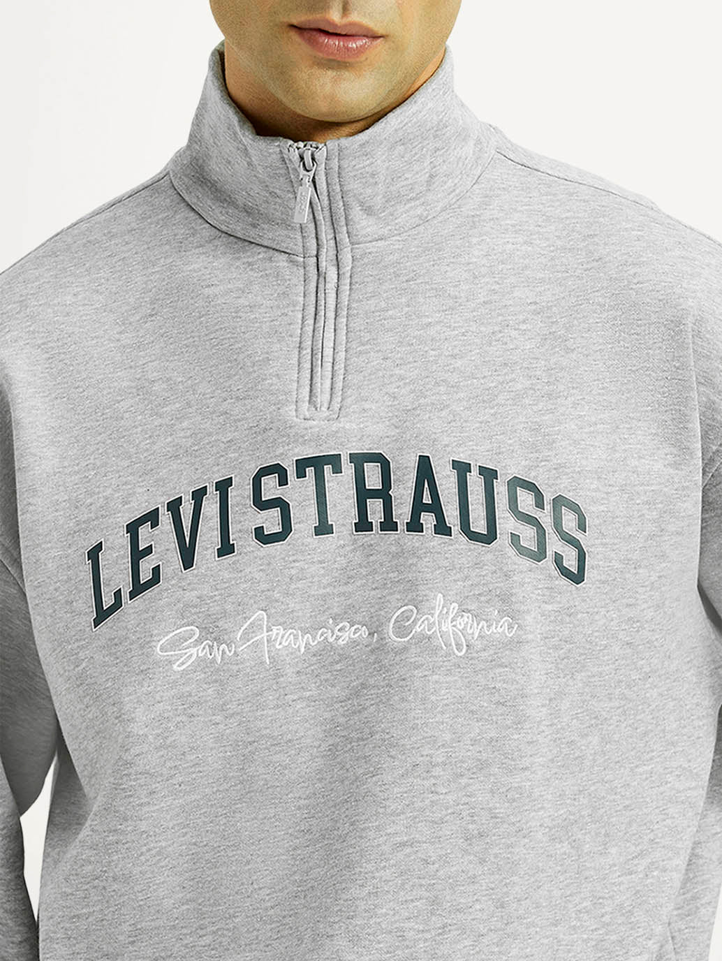 Men'S Brand Logo Regular Fit Sweatshirt