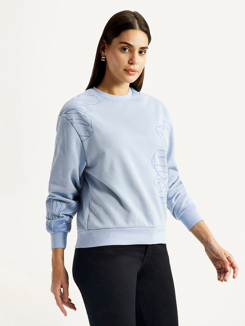 Levis Ladies Western Sweat Shirt 0044U-0002