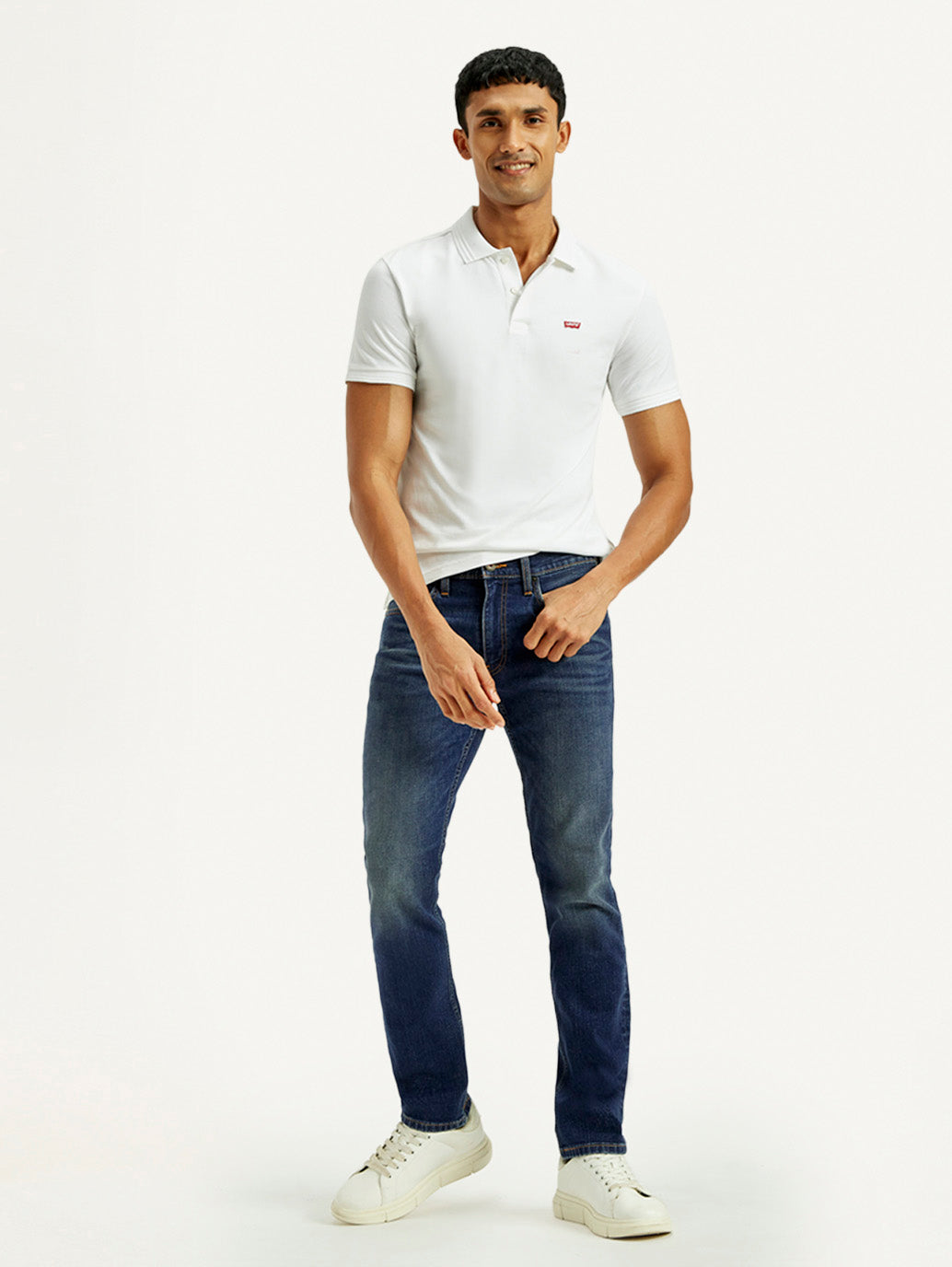Men'S Tinted 511 Med Indigo Slim Fit Mid Rise Jeans - Goyalsons ShopMax
