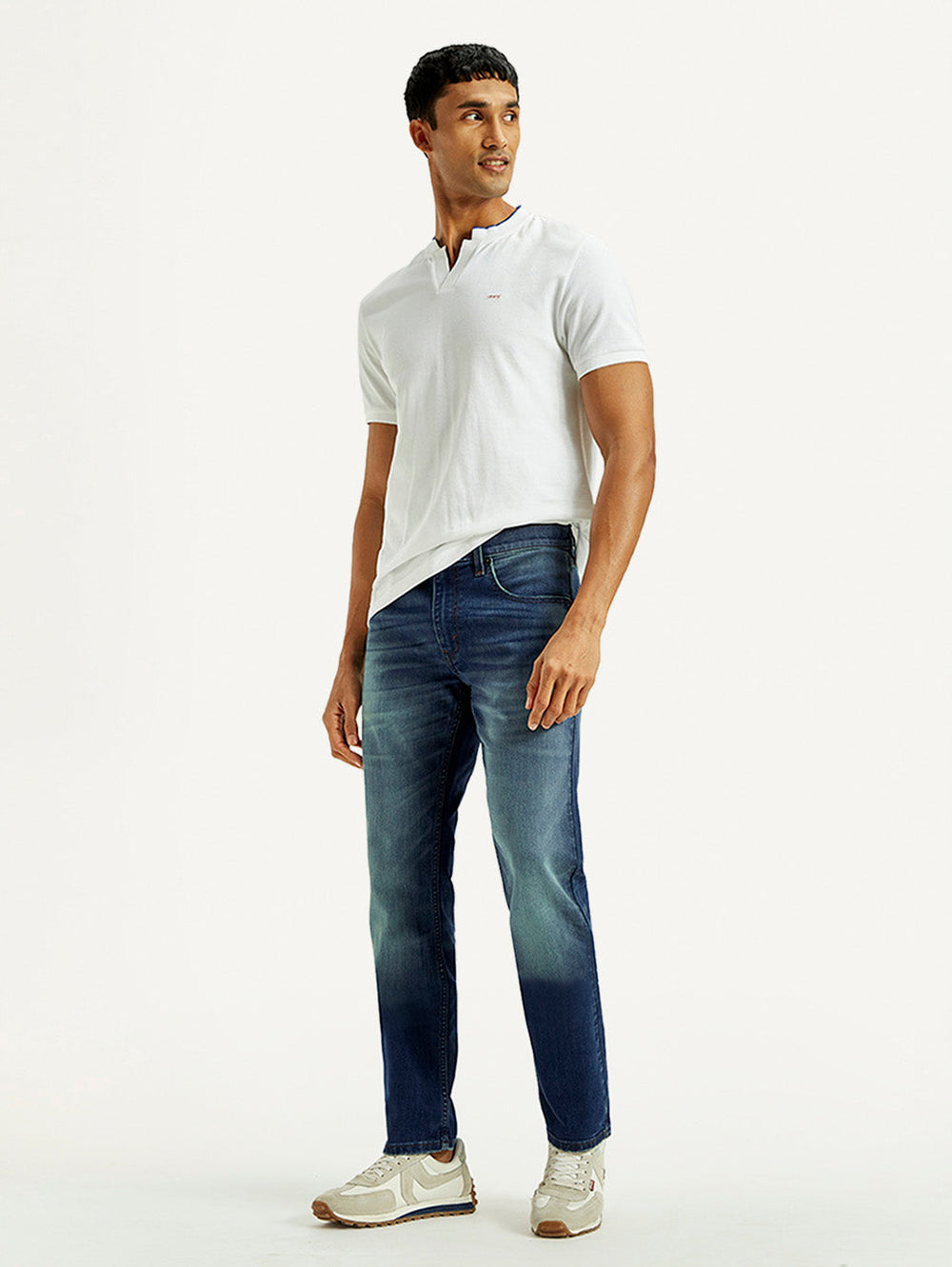 Men'S Tinted 511 Med Indigo Slim Fit Mid Rise Jeans - Goyalsons ShopMax