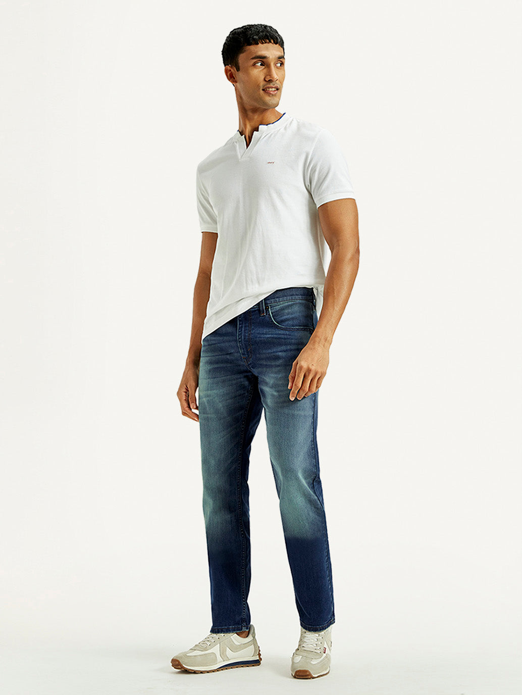 Men'S Tinted 511 Med Indigo Slim Fit Mid Rise Jeans - Goyalsons ShopMax