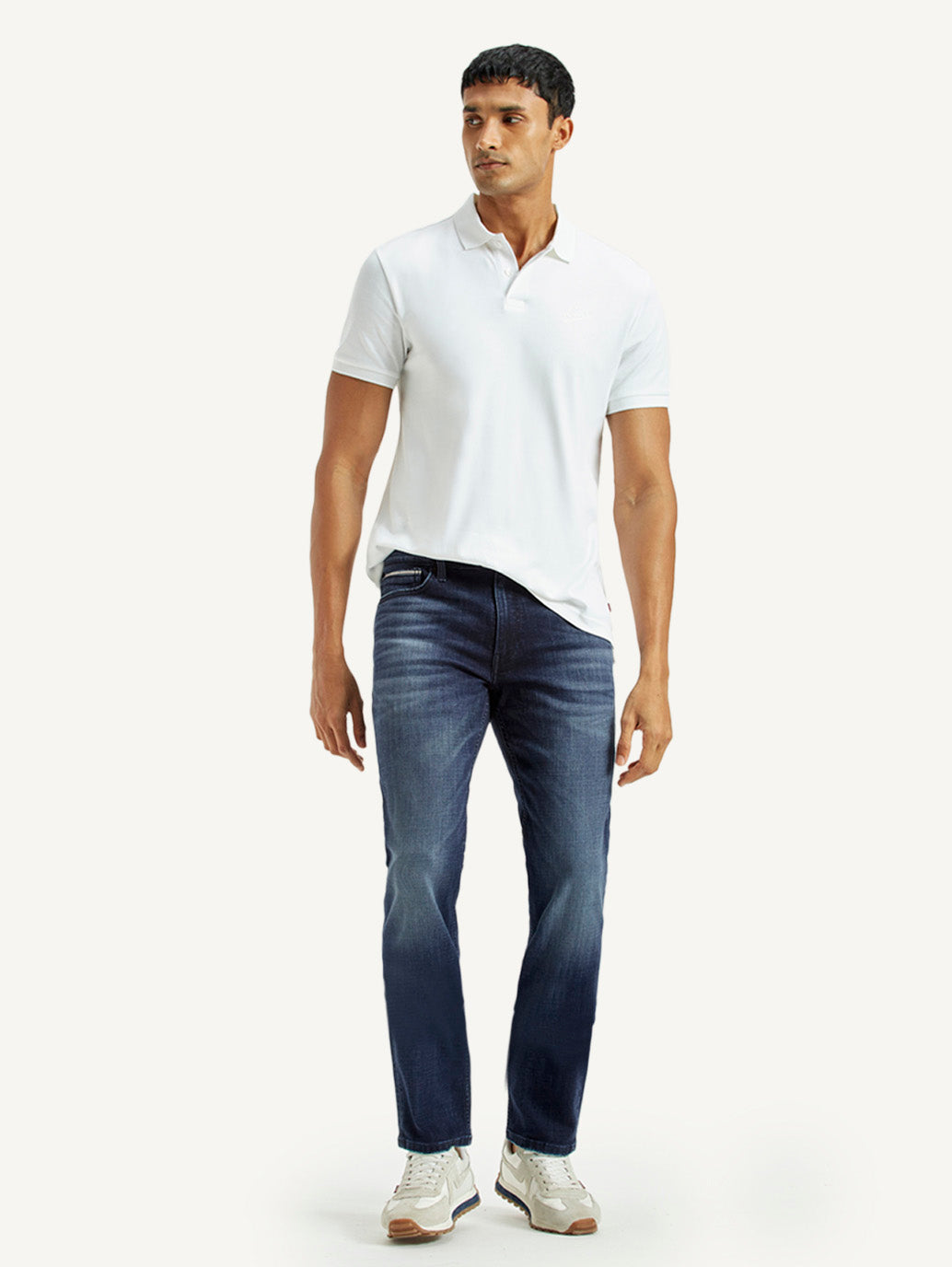 Men'S 511 Dark Indigo Slim Fit Mid Rise Jeans