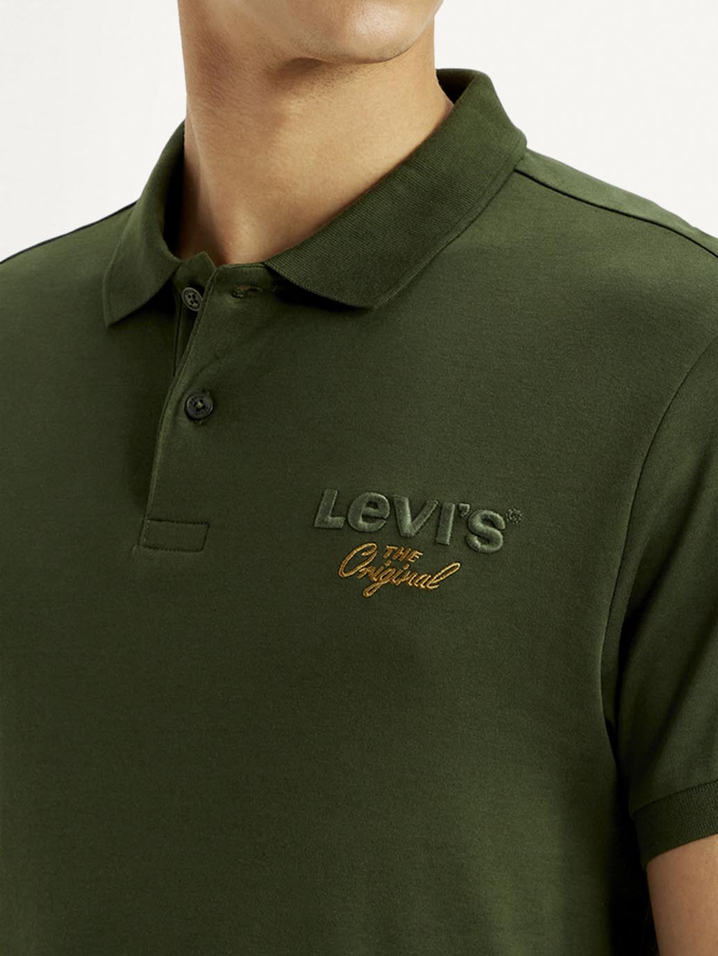 Men'S Brand Logo Dark Green Slim Fit Polo T-Shirt - Goyalsons ShopMax