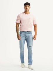 Levi's Men's 511 Light-Blue Slim Fit Mid Rise Jeans