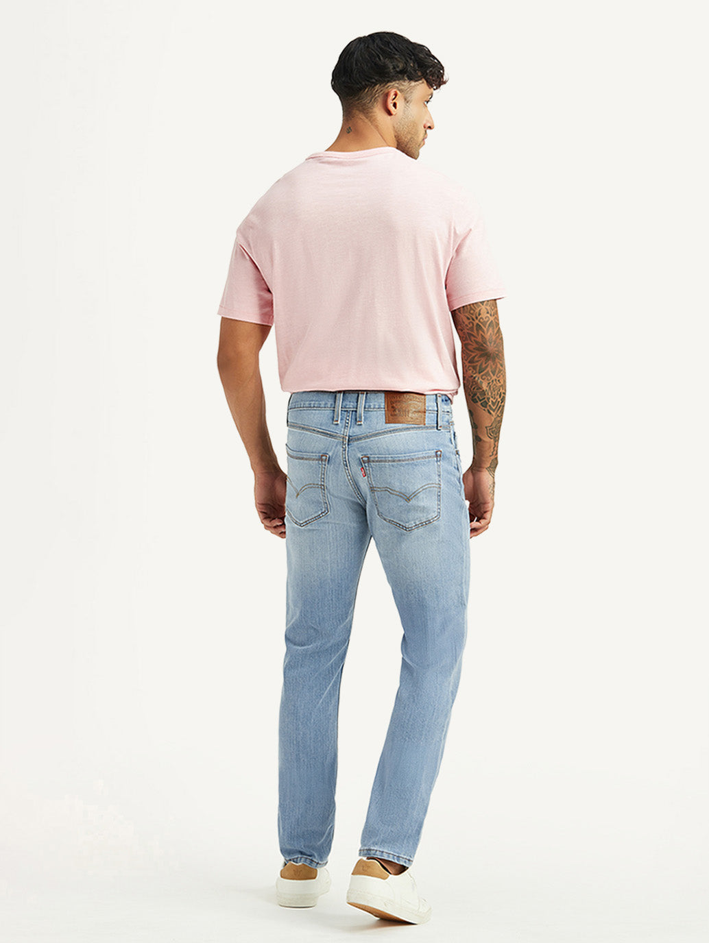 Levi's Men's 511 Light-Blue Slim Fit Mid Rise Jeans