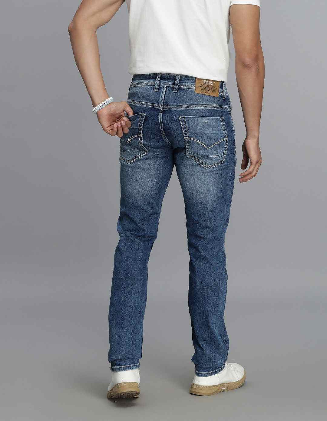 Rookies Mens Jeans Rj6067 Med Blue