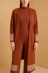 Lyte Club Ladies Western W Cord Set O1356-7890 Brown