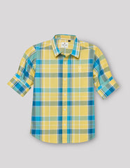 RUFF BOYS SHIRT F/S SB-09185 LEMON