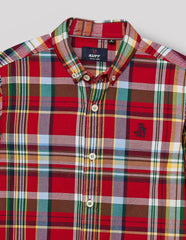 RUFF BOYS SHIRT F/S SB-09102 RED