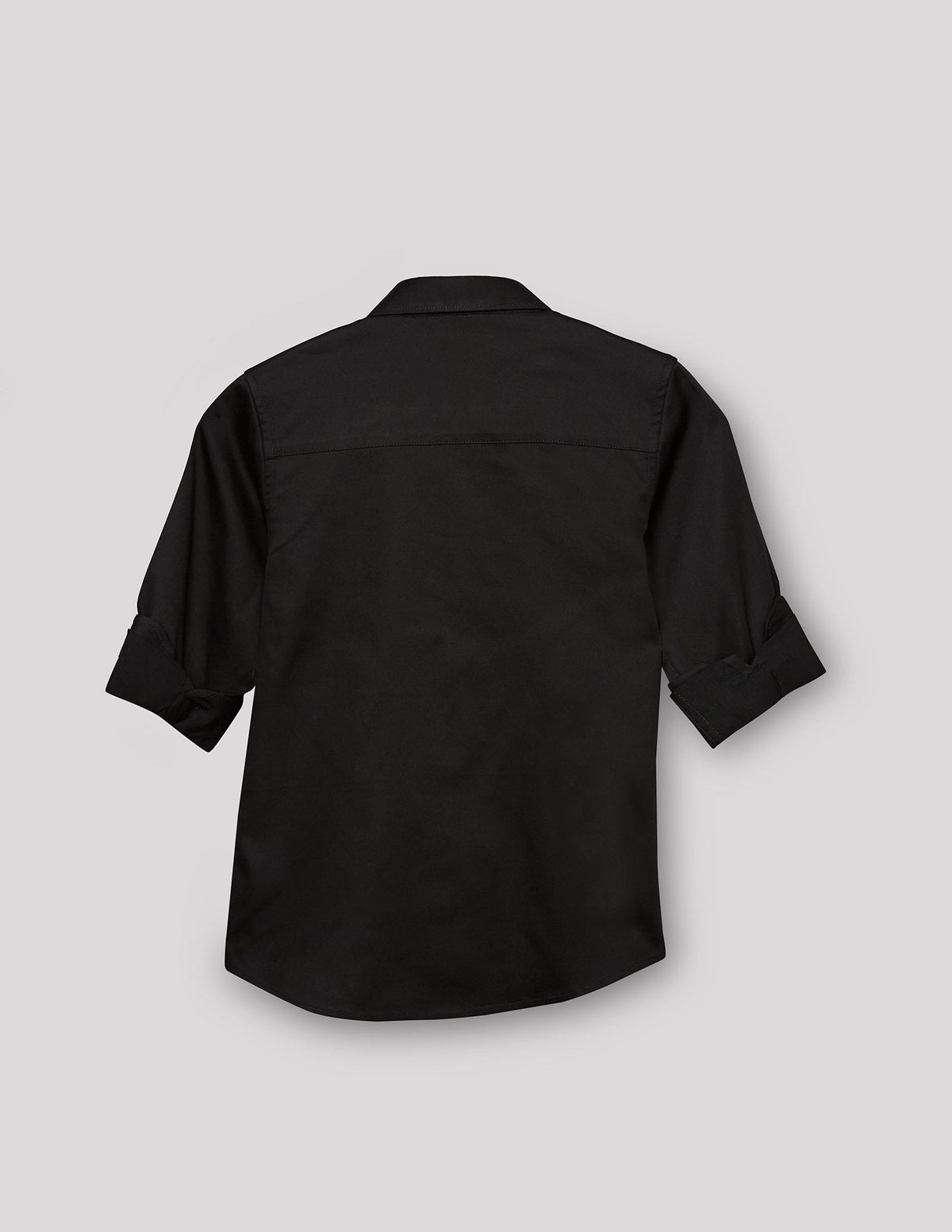 RUFF BOYS SHIRT F/S SB-09107 BLACK