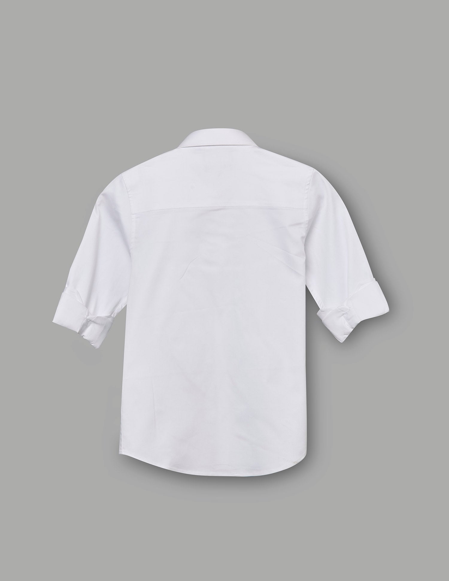 RUFF BOYS SHIRT F/S SB-09107 WHITE