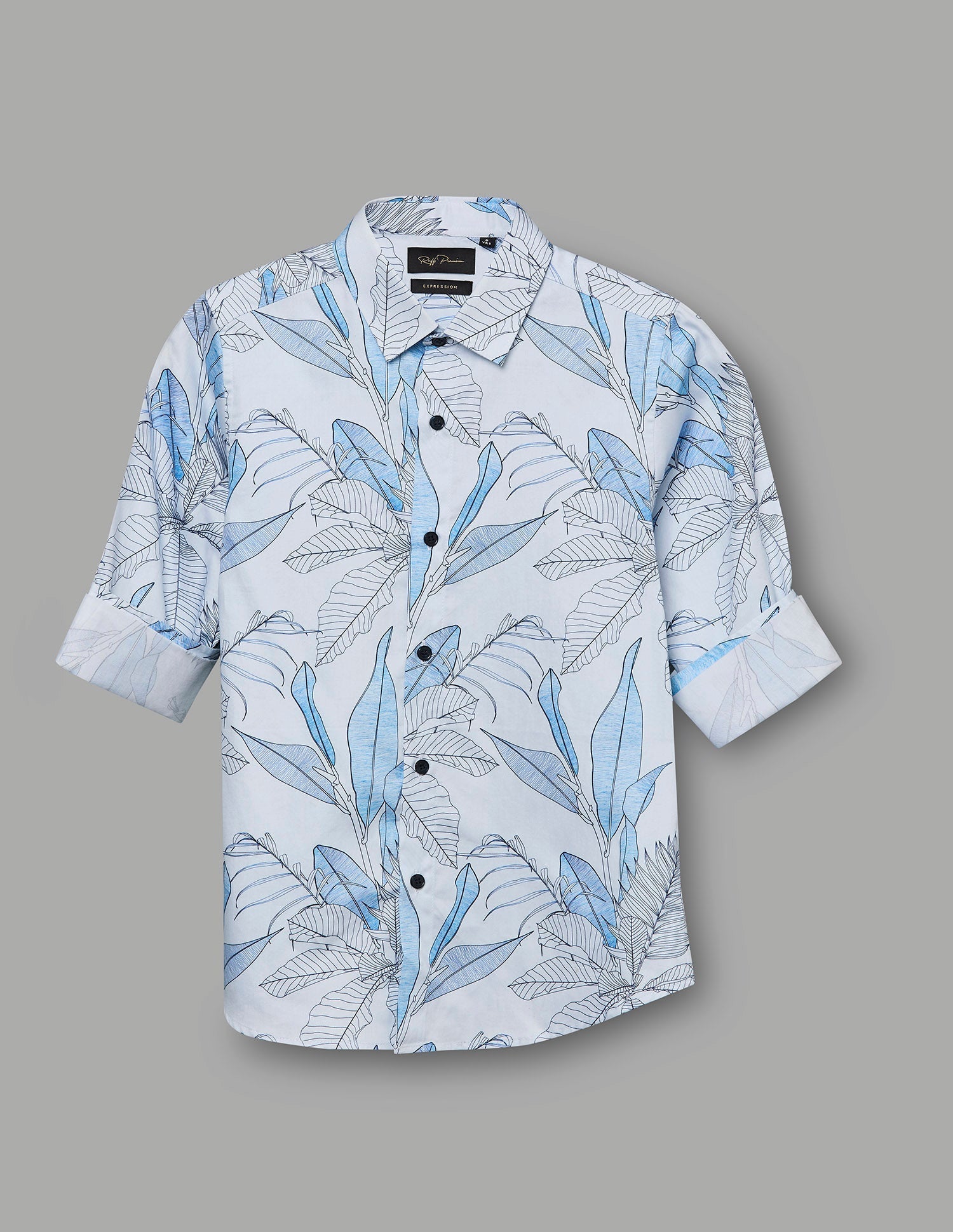 RUFF BOYS SHIRT F/S SB-09110 SKY
