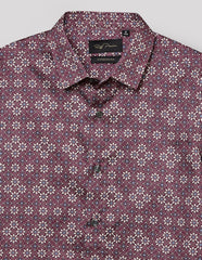 RUFF BOYS SHIRT F/S SB-09113 WINE