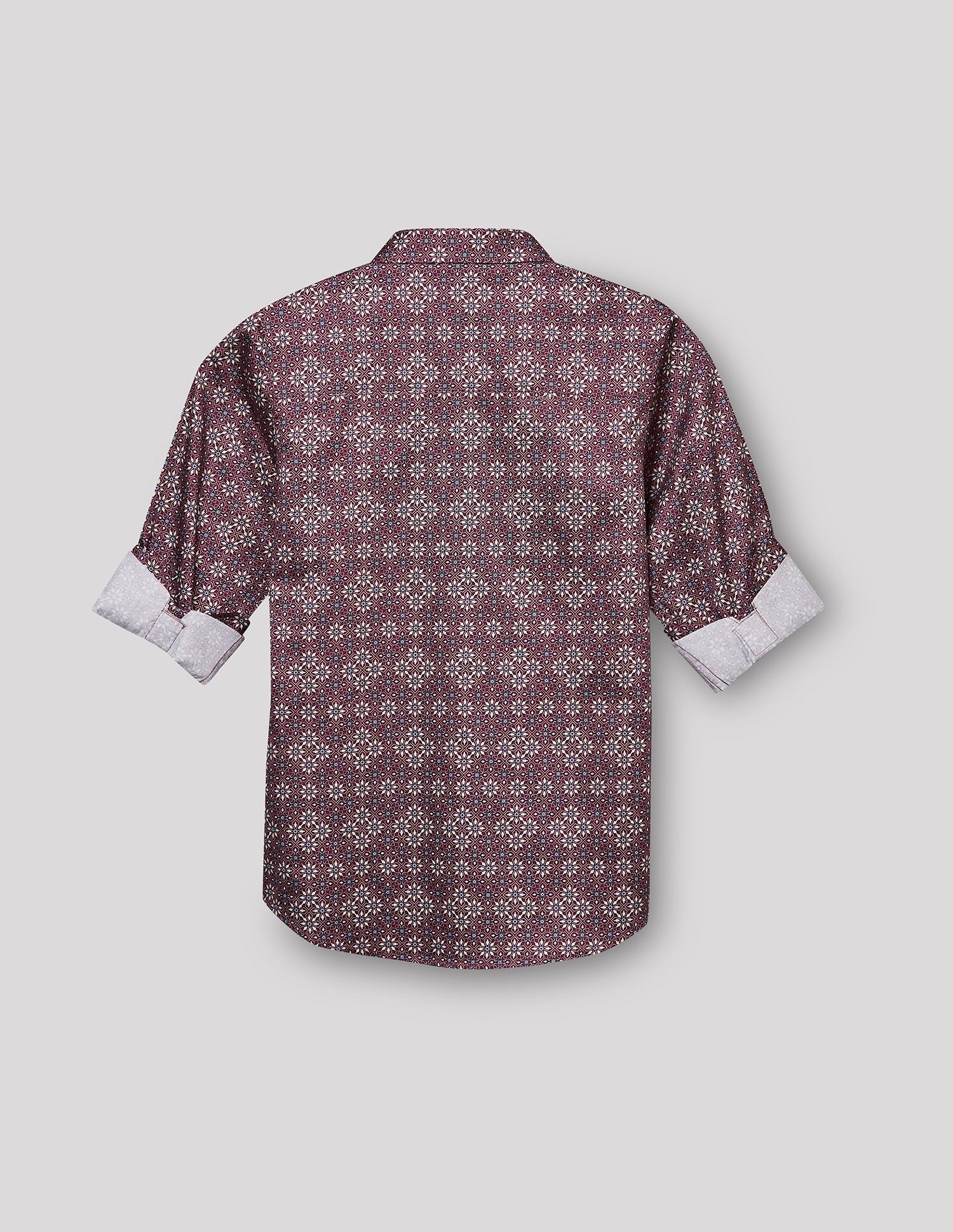 RUFF BOYS SHIRT F/S SB-09113 WINE