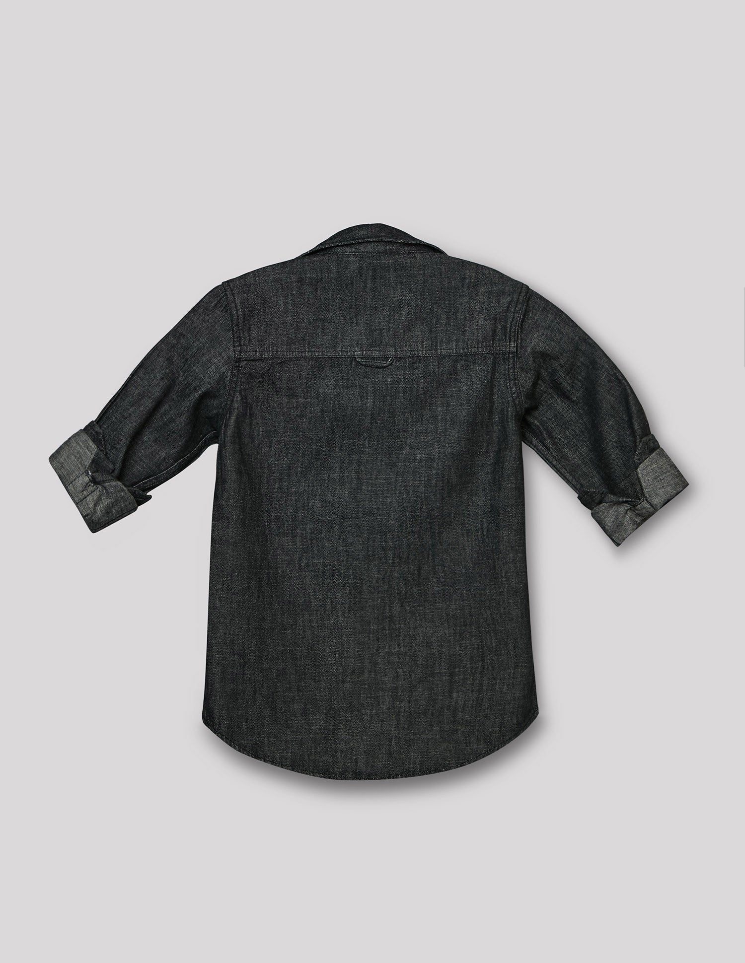 RUFF BOYS SHIRT F/S SB-09120 BLACK