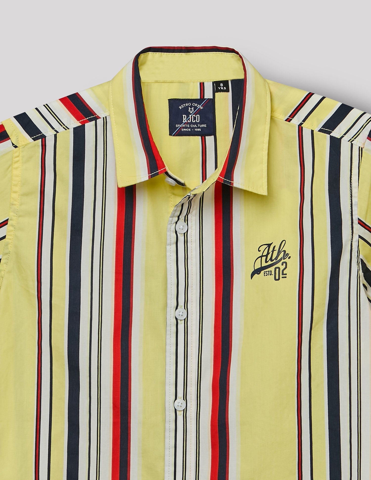 RUFF BOYS SHIRT F/S SB-09135 LEMON