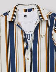 RUFF BOYS SHIRT F/S SB-09136 AIR FORCE