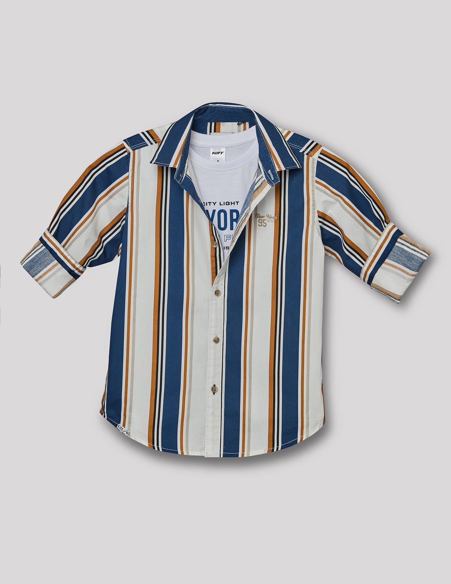 RUFF BOYS SHIRT F/S SK-09136 AIR FORCE