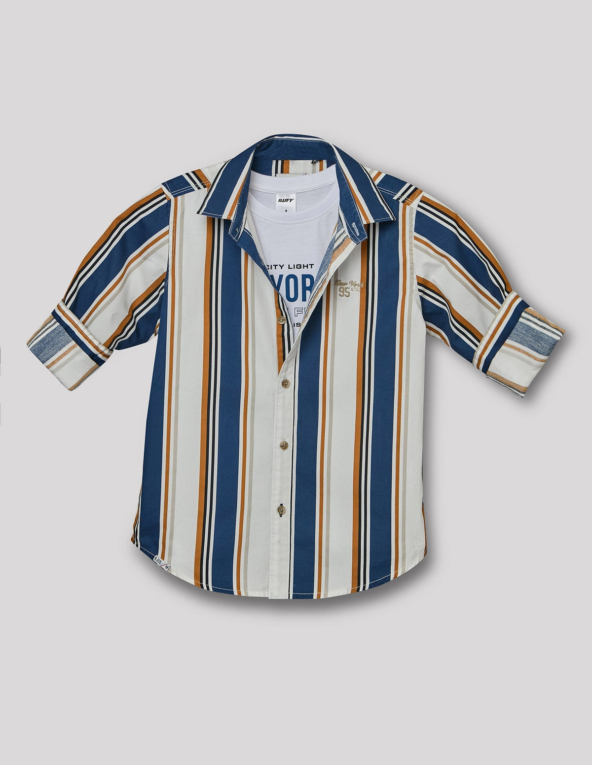 RUFF BOYS SHIRT F/S SK-09136 AIR FORCE