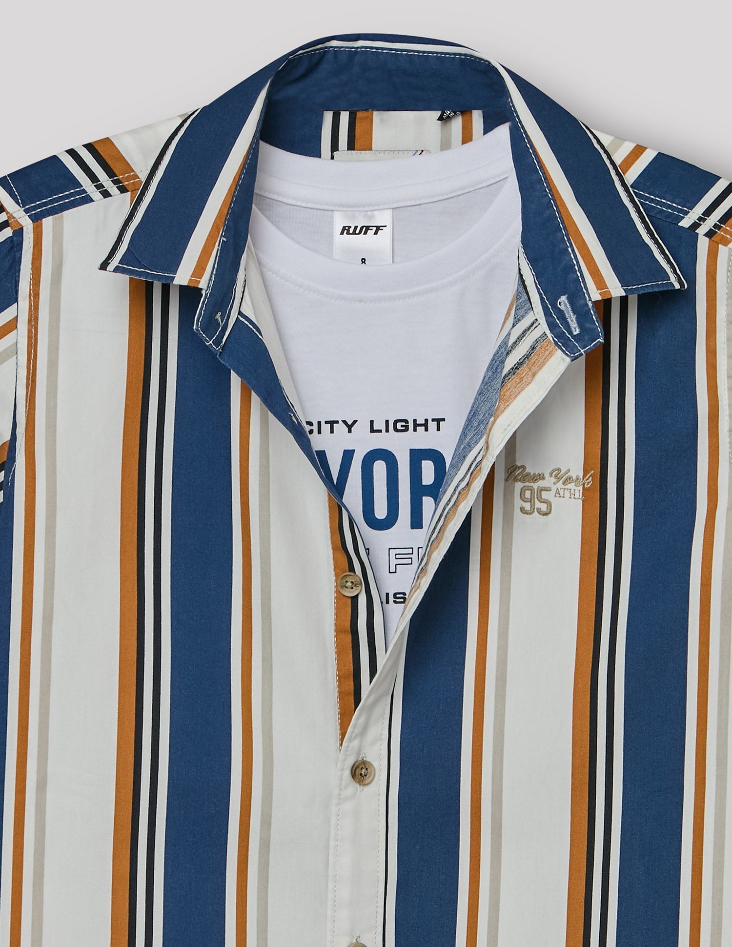 RUFF BOYS SHIRT F/S SK-09136 AIR FORCE