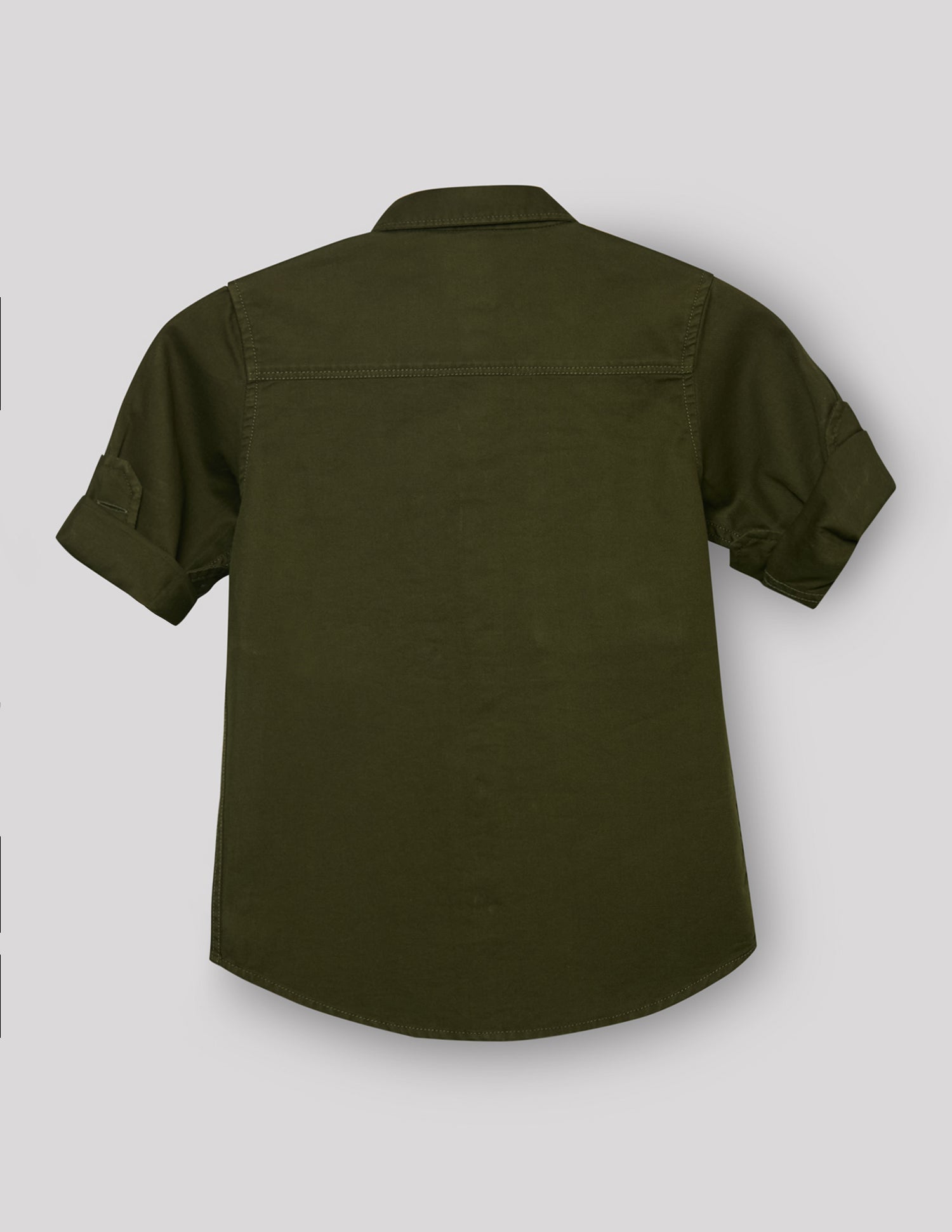 RUFF BOYS SHIRT F/S SB-09172 OLIVE