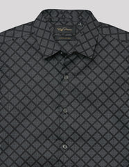 RUFF BOYS SHIRT F/S SB-09174 BLACK