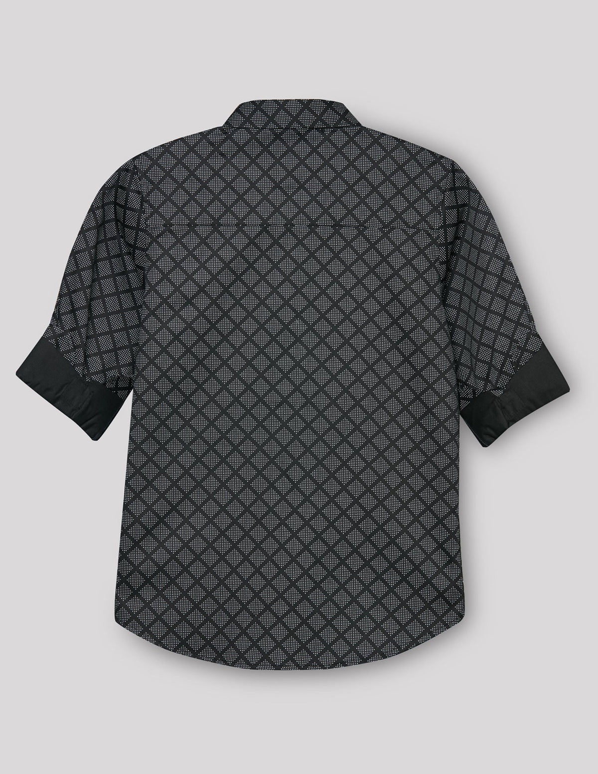 RUFF BOYS SHIRT F/S SB-09174 BLACK