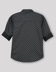 RUFF BOYS SHIRT F/S SB-09174 BLACK