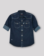 RUFF BOYS SHIRT F/S SB-09175 RAW