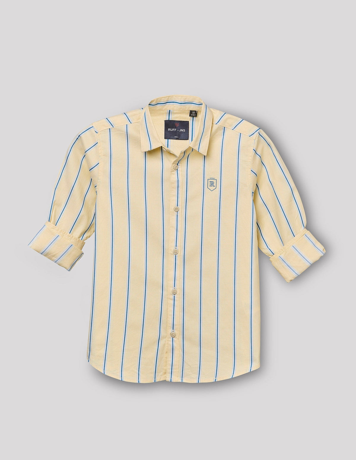 RUFF BOYS SHIRT F/S SB-09177 LEMON