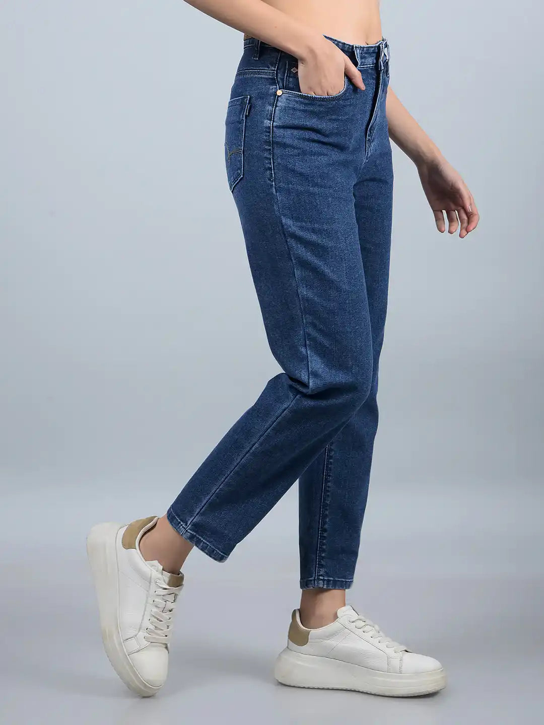 Crimsoune Club Ladies Western Jeans Dark Blue