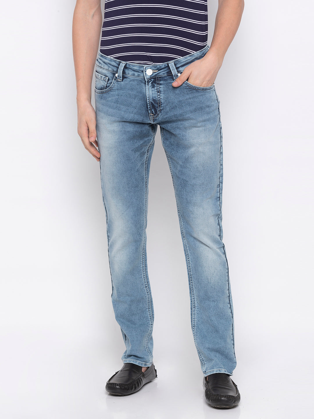 Spykar Mens Jeans Skn-01Bj-19 Lt.Blue