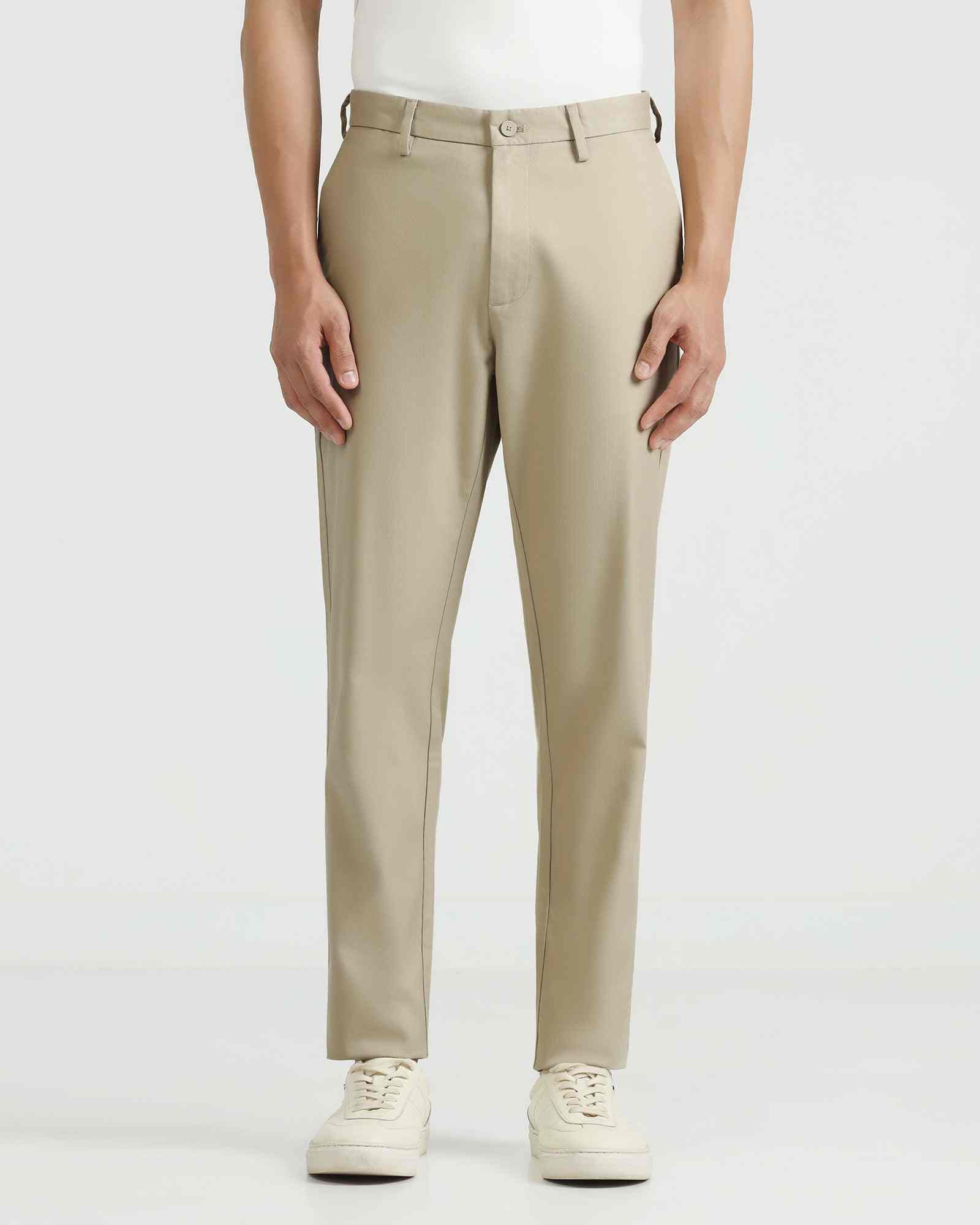 Blackberry Mens Casual Trouser Ek-Do-Blake Beige