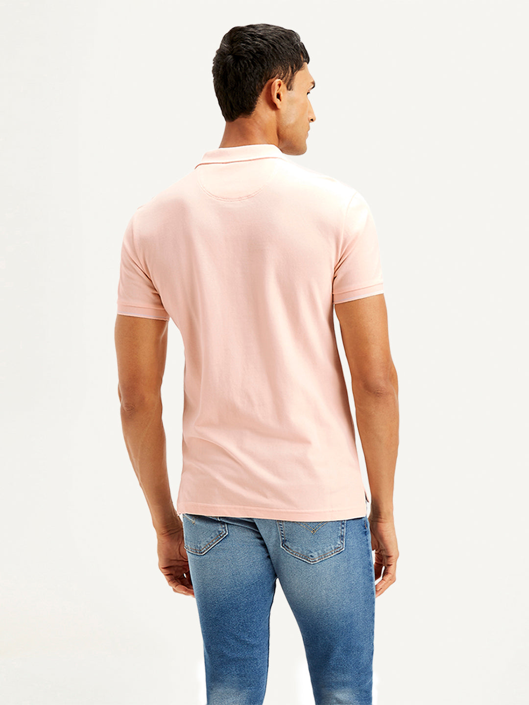 Men'S Solid Slim Fit Polo T-Shirt - Goyalsons ShopMax