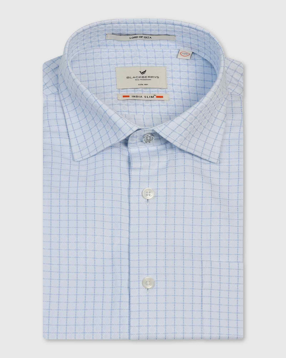 Blackberry Mens Formal Shirt F/S Bp-Bs-Do-Revolve Grey