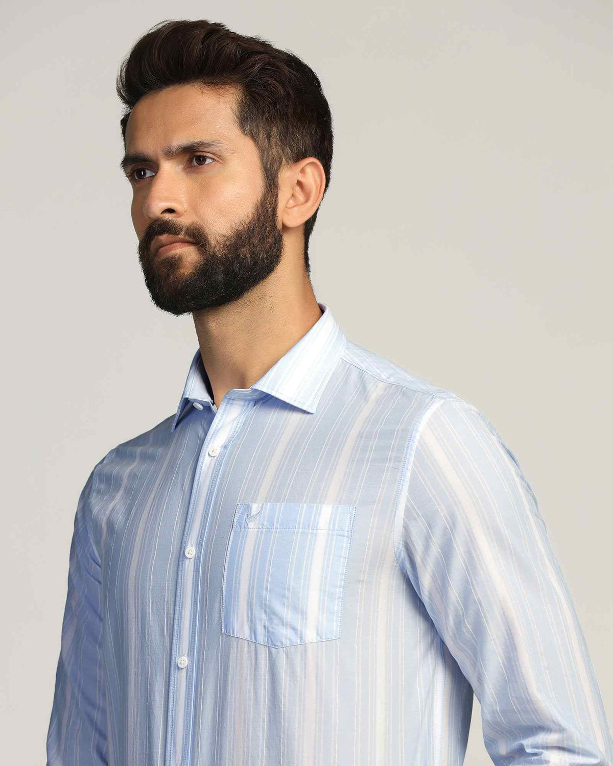 Blackberry Mens Formal Shirt F/S Bp-Bs-Do-Revolve Grey