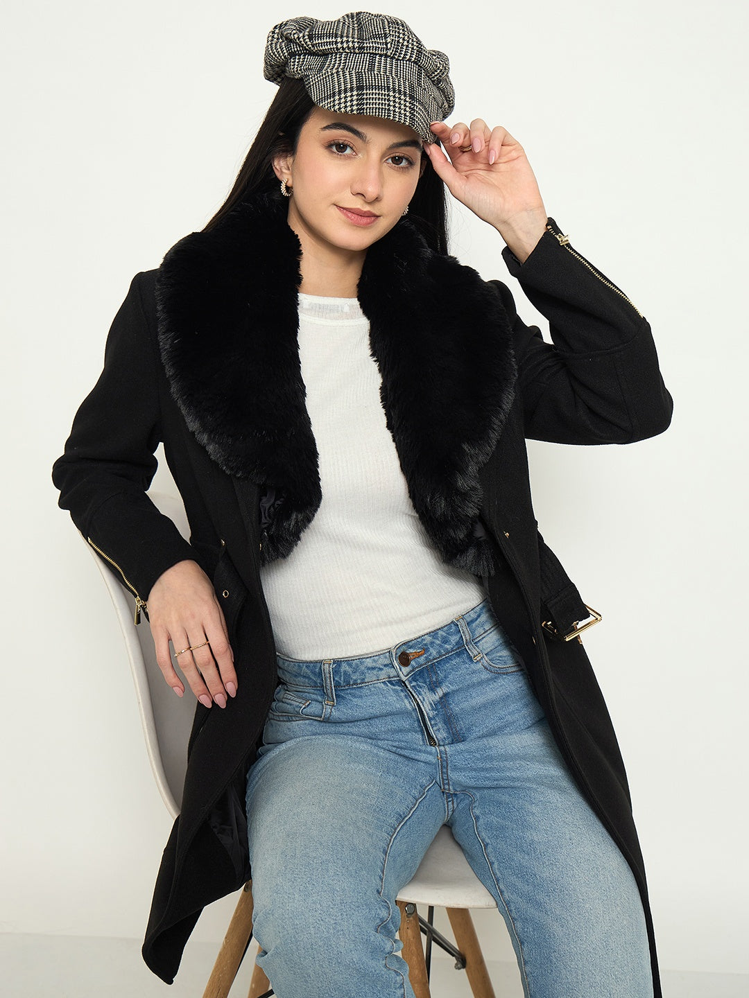 Madame Ladies Western Long Coat M5W20132 002 Black