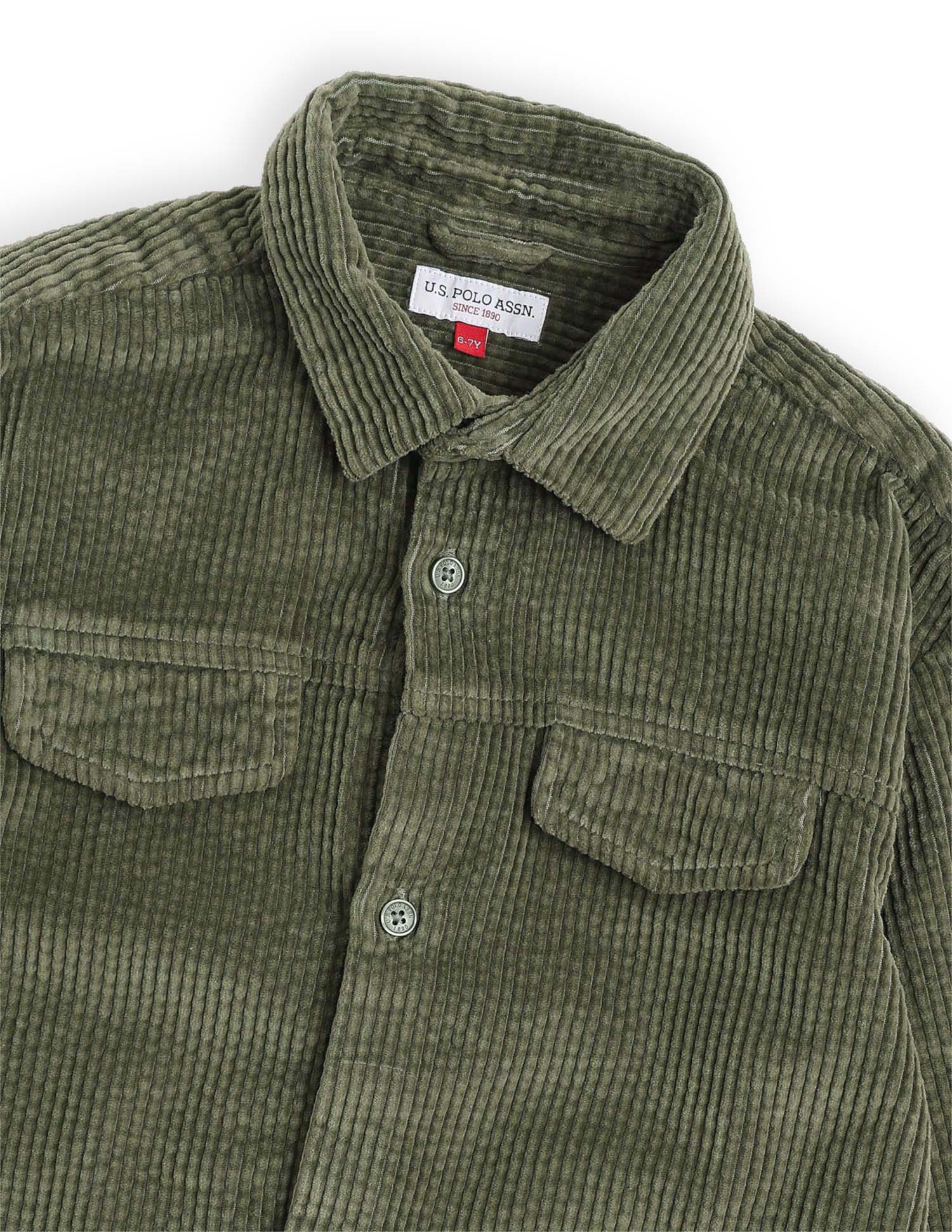 U.S.POLO KIDS BOYS SHIRT F/S UKSHT1566