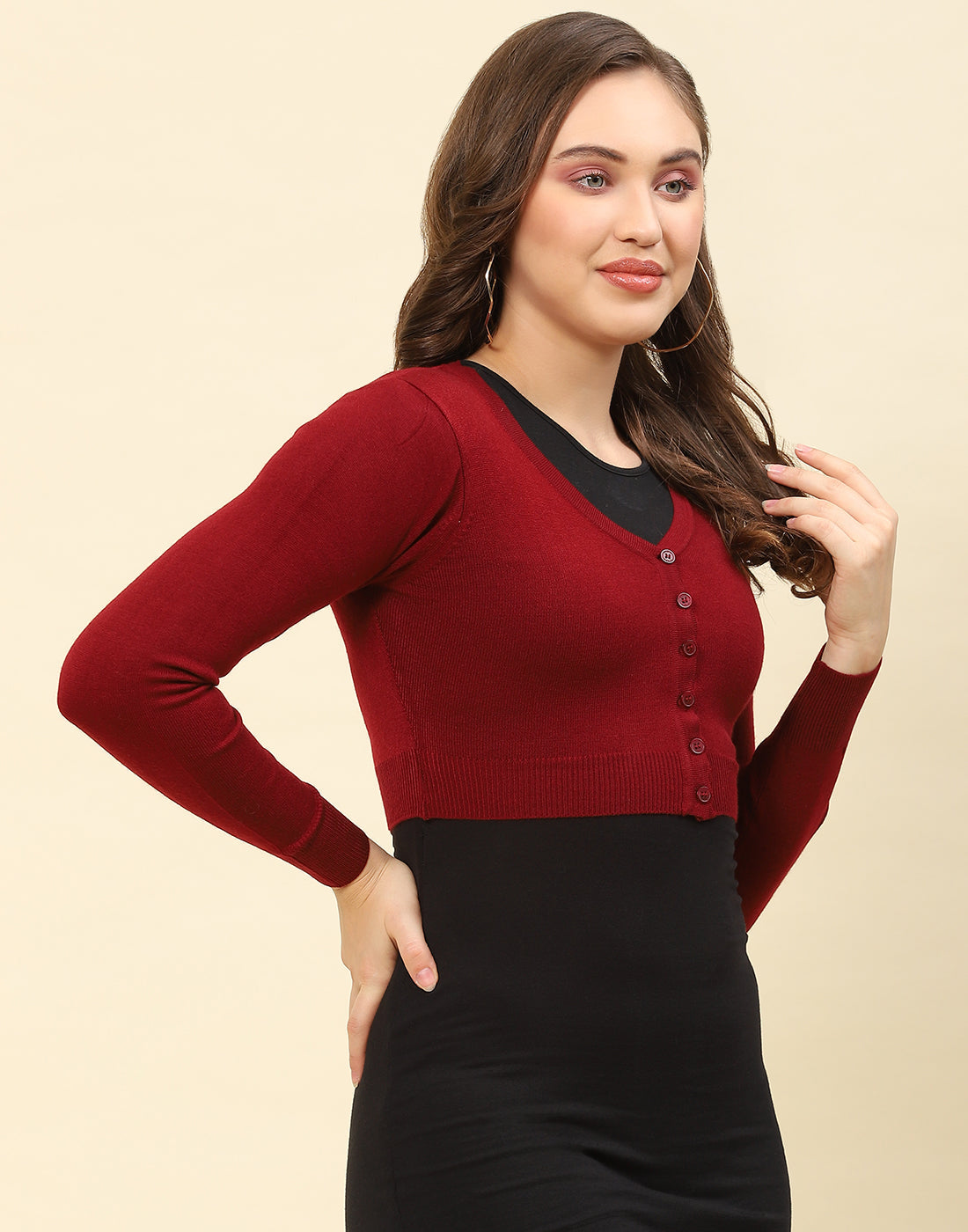 Monte Carlo Ladies Western Woolen Top 1242793Fs 271