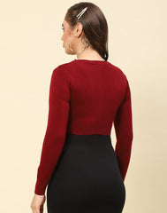 Monte Carlo Ladies Western Woolen Top 1242793Fs 271