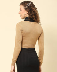 Monte Carlo Ladies Western Woolen Top 1242793Fs 312