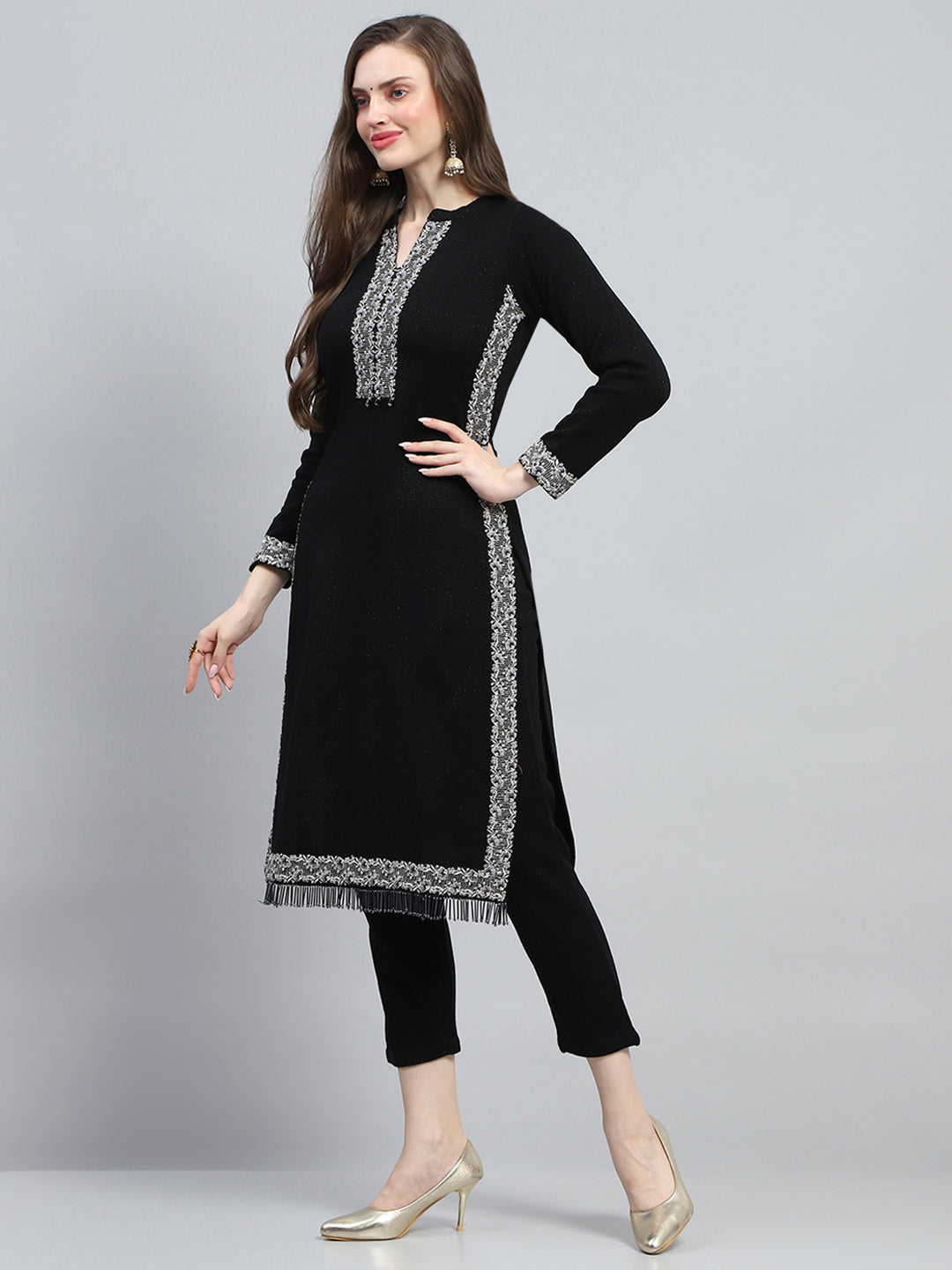 Monte Carlo Ladies Western W Kurti 3Pcs Set 1243482Ki 1