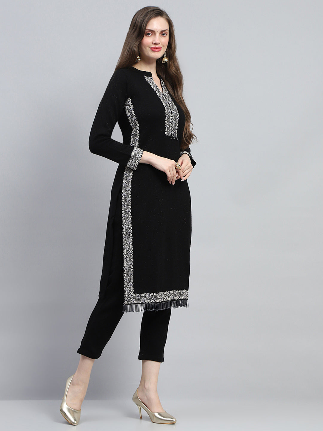 Monte Carlo Ladies Western W Kurti 3Pcs Set 1243482Ki 1