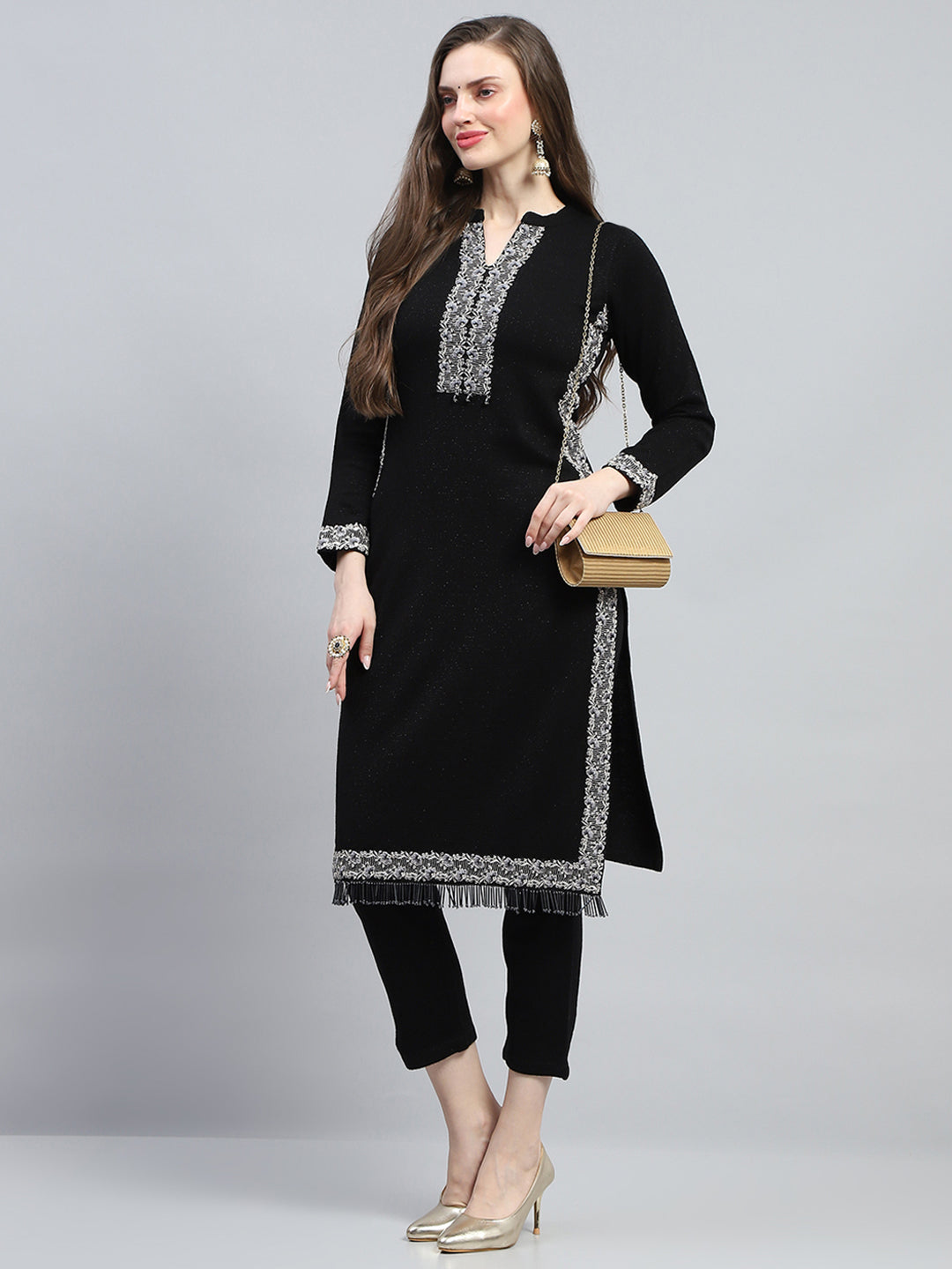 Monte Carlo Ladies Western W Kurti 3Pcs Set 1243482Ki 1